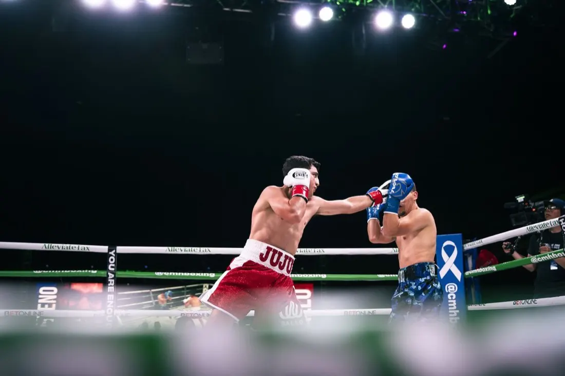 In-ring action at SD Fight Night, Frontwave Arena